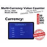 1927-XD-700 Multi-Currency Value Counter
